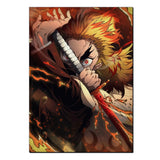 Anime Demon Slayer Poster for Wall Art Wallpaper Kimetsu No Yaiba Picture Print Canvas Painting Home Kawaii Room Decor Aesthetic
