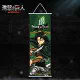 Attack on Titan Scroll Canvas Wall Hanging Painting Home Decor Anime Poster Wall Art Room Decoration Gift