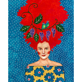 Cool Girl, Oil, Acrylic, Cnavas, Bedroom Wall Art Picture