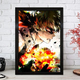 Japan Cartoon Anime My Hero Academia Canvas Painting Wall Art Nordic Poster and Prints Aesthetic For Living Home Decoration Gift