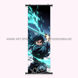 Demon Slayer: Kimetsu No Yaiba Wall Art Canvas Scrolls Pictures Anime Poster Hanging Painting Print Home Decoration Living Room