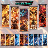 Demon Slayer: Kimetsu No Yaiba Wall Art Canvas Scrolls Pictures Hanging Painting Anime Rengoku Kyoujurou Home Decor Print Poster