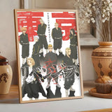 Anime Tokyo R-Revengers Painting Calligraphy Classic Canvas Print Poster, Wall Art for Home Decoration Holiday Gifts