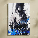 Hot Blooded Anime Naruto Home Decorative Canvas HD Prints Paintings Ink Style Pictures Uchiha Itachi Wall Art Frameless Poster
