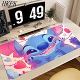 Kawaii Stitch Anime Mouse Pad Large PC Cartoon Gaming Accessories Protector Office Laptop Non Slip Gamer Cabinet Desk Mat Carpet