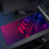 Asus Rog Black Mause Pad Anime Mouse Mats Gaming Computer Desk Mat Mouse Carpet Pc Accessories Gamer Mouse Pad Speed Rubber Mat