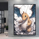 Classic Anime Pokemon Umbreon Flareon Canvas Painting Anime Wall Art Prints HD Poster Picture Print Home Living Room Decor