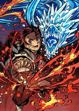 Anime Demon Slayer Classic Canvas Painting Anime Character Posters HD Wall Art Picture Modern Home Children's Room Decoration