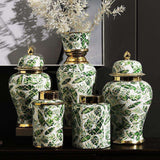 Light-luxury Zen-inspired Iron And Ceramic Art Piece For Home Decor