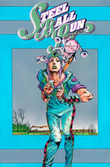 Japanese Anime Steel Ball Run Poster Print Gyro Zeppeli JoJo's Bizarre Adventure Poster Comics Wall Art Canvas Painting Decor