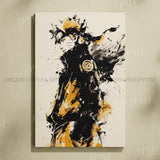 Hot Blooded Anime Naruto Home Decorative Canvas HD Prints Paintings Ink Style Pictures Uchiha Itachi Wall Art Frameless Poster