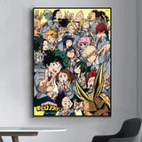 My Hero Academia Kaminari Denki Classic Anime Anime Posters Sticky HD Quality Wall Art Retro Posters for Home Room Wall Decor