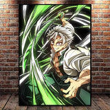 Japanese Anime Demon Slayer Wall Art Poster Nezuko And Tanjiro Home Decor Prints Living Room Bedroom Canvas Painting Mural Gi