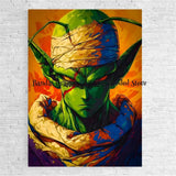 Hot-blooded Anime Figures Dragon Ball Super Saiyan Goku Gohan Vegeta HD Poster Art Picture Living Home Decorative Painting Gift