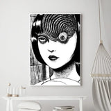 Hot Japan Anime Junji Ito Canvas Prints Poster Horror Thriller Dark Aesthetics Wall Art Home Decoration Art Poster Fans Gifts