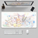 HD Printing Anime Mousepad P-Pokemons E-Eevees Large Mouse Mat MousePads Game Office Laptop Desk Mat PC 900x400mm XXL Mouse Pad