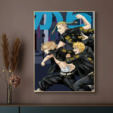 popular anime Tokyo Revengers Poster HD Waterproof Self-Adhesive Wall Art – Multi-Scene Use, Top Gift Pick