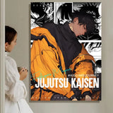 Dark Fantasy Anime J-Jujutsu K-Kaisen Painting Calligraphy HD Waterproof Canvas Art: Aesthetic Wall Decor Home,Bar & More
