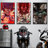 Anime A-Attack On Titan Eren Jaeger Poster Art With Prints Home Bedroom Living Room Decoration Gift