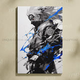 Hot Blooded Anime Naruto Home Decorative Canvas HD Prints Paintings Ink Style Pictures Uchiha Itachi Wall Art Frameless Poster