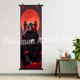Hot Japanese Anime Scroll Canvas Wall Hanging Painting Kakashi Home Anime Poster Sasuke Art Room Decoration Kid Gift Itachi