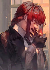 Popular Anime Chainsaw Man Makima Aesthetic Canvas Painting Poster Wall Art Picture Room Decoration