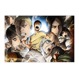 Anime Attack on Titan Poster  Levi Allen Mikasa Figure Wall Art Canvas Print for Bedroom Living Room Decor  Perfect Gift