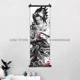 Naruto Home Decoration Scrolls Picture Hyuga Hinata Anime Canvas Wall Art Interior Hanging Painting Uchiha Itachi Figures Poster