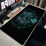 Mousepad Large Laptop Virtual Diva H-Hatsune Miku Anime Mouse Pad Office Accessories Keyboard Desk Mat Cute Girl Soft MousePads