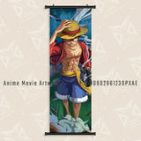 Japanese Hot Classic Anime One Piece Luffy Hanging Scrolls Painting Interior Home Decor Wall Art Poster Canvas Print HD Picture
