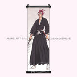 Anime BLEACH Figures Posters Kurosaki Ichigo Wall Art Scrolls Picture Kuchiki Rukia Home Decor Canvas Japanese Hanging Painting