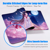 Anime Cute Columbina Mousepad Non-slip Rubber Gaming Genshin Impact Mouse Pad Keyboard Mat Computer PC Laptop Pad XXL Desk Mat