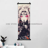 Naruto Home Decoration Scrolls Picture Hyuga Hinata Anime Canvas Wall Art Interior Hanging Painting Uchiha Itachi Figures Poster