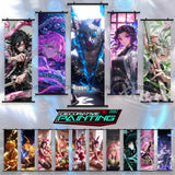 Anime Demon Slayer: Kimetsu No Yaiba Figures Poster Canvas Print Hanging Painting Wall Art Scrolls Picture Home Decoration Mural