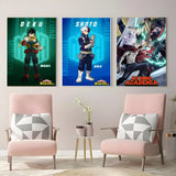 M-My Hero Academia Anime Painting Calligraphy HD Print Art Core – Unframed, Vibrant Wall Art, Ideal for Home