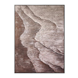 Large Abstract Handmade Oil Painting Textured Waves Modern Wall Art On Canvas Minimalist Wall Home Decoration