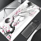 Sakura Computer Keyboard Mat Deskmat Cute Mouse Pad Rubber Anti slip Gaming Mousepad Anime Laptop Accessories Desk Mats 90x40cm