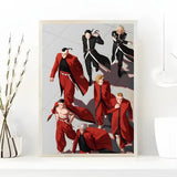 Anime T-Tokyo Revengers Poster Art Painting Poster With Prints Home bedroom living room decoration gift
