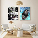 Popular Japanese Anime Attack on Titan Poster Wall Art for Picture Coffee House Bar Living Room Home Wall Decor Canvas Painting