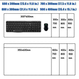 Anime Girl Non-Slip Mouse Pad Large Gaming Mousepad Keyboard Pad Laptop Computer Desk Pad Black White Extended Mouse Mat Carpet