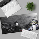 New DEATH NOTE Misa Amane Mousepad Black Pretty Anime Girl Mouse Pad Non-slip Gamer Keyboard Notebook Desk Mat PC Computer Table