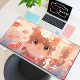 Anime Xxl Mouse Pad Gaming Accessories Cartoon Cat Keyboard Mousepad Gamer Desk Mat Cute Computer Offices Pc Cabinet Kawaii Mice