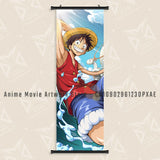 Japanese Hot Classic Anime One Piece Luffy Hanging Scrolls Painting Interior Home Decor Wall Art Poster Canvas Print HD Picture