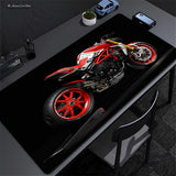 Japan Sports Car Large Black Mousepad Office Gamer Keyboard Desk Mat  Natural Rubber Mousepad Speed Desk Mat Anime Lock edge pad