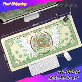 Xxl Sakura Card Anime Mousepad Large Gaming Keyboard Mouse Pad Clow Card Mousemat  Computer Office Tablemat Extended Desk Mat