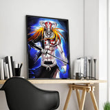 New Bleach Poster kenpachi Gotei Anime Figure  Manga Decoration Canvas Painting Wall Art Home Kawaii Room Decor Aesthetics Gift