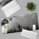 New DEATH NOTE Misa Amane Mousepad Black Pretty Anime Girl Mouse Pad Non-slip Gamer Keyboard Notebook Desk Mat PC Computer Table