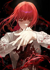 Popular Anime Chainsaw Man Makima Aesthetic Canvas Painting Poster Wall Art Picture Room Decoration