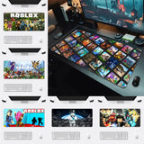 Mousepad HD Printing Computer Gamers Locking Edge Non-slip Mouse Pad XXL90x40cm Keyboard PC R-ROBLOXES Desk Pad