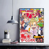 Anime Tokyo R-Revengers Poster Modern and Minimalist Wall Stickers for Home Decor Living Room Dormitory Wall Art